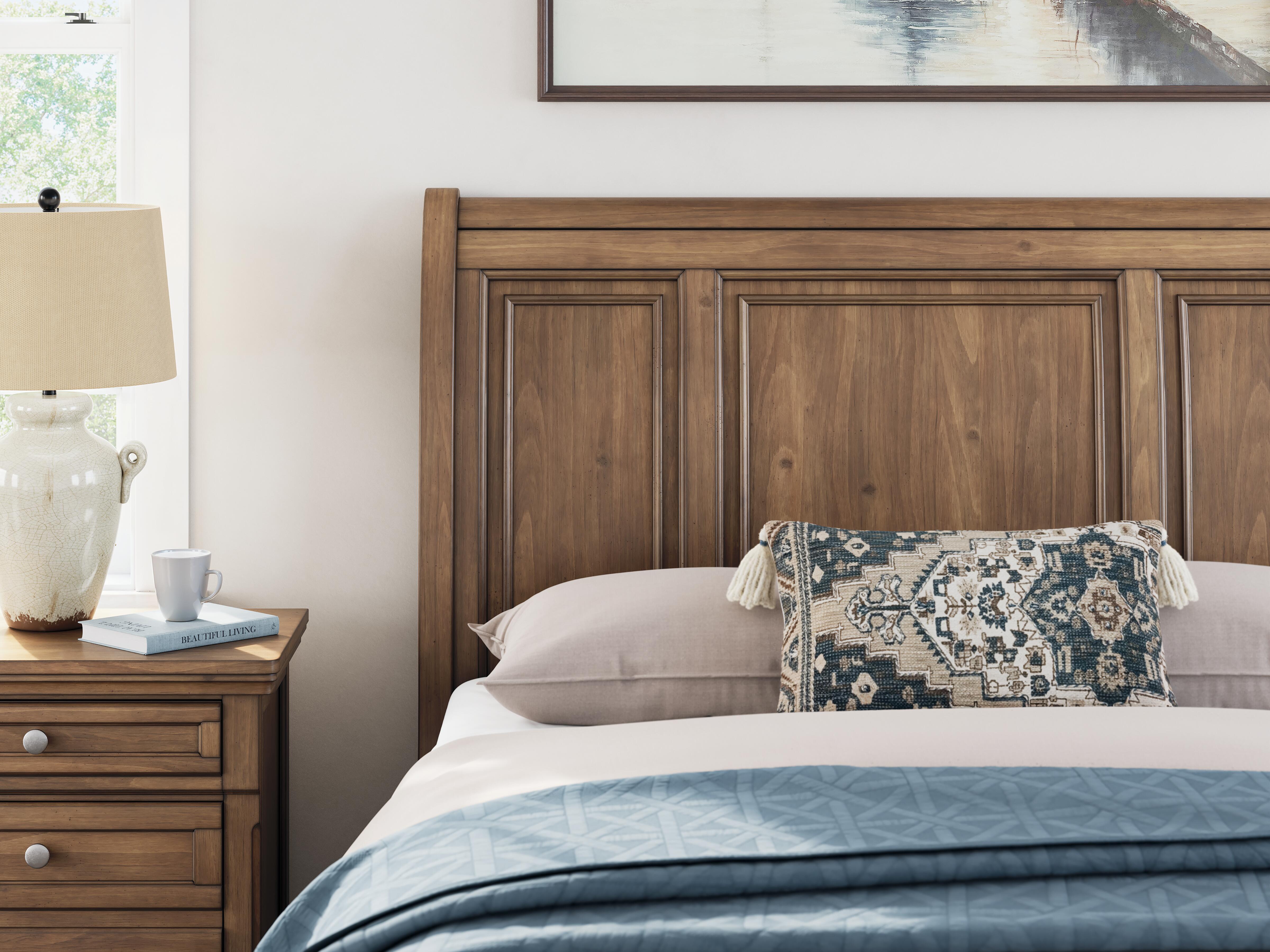 Feddinger Queen Sleigh Storage Bed, Dresser and Mirror Signature Design by Ashley® Bedroom