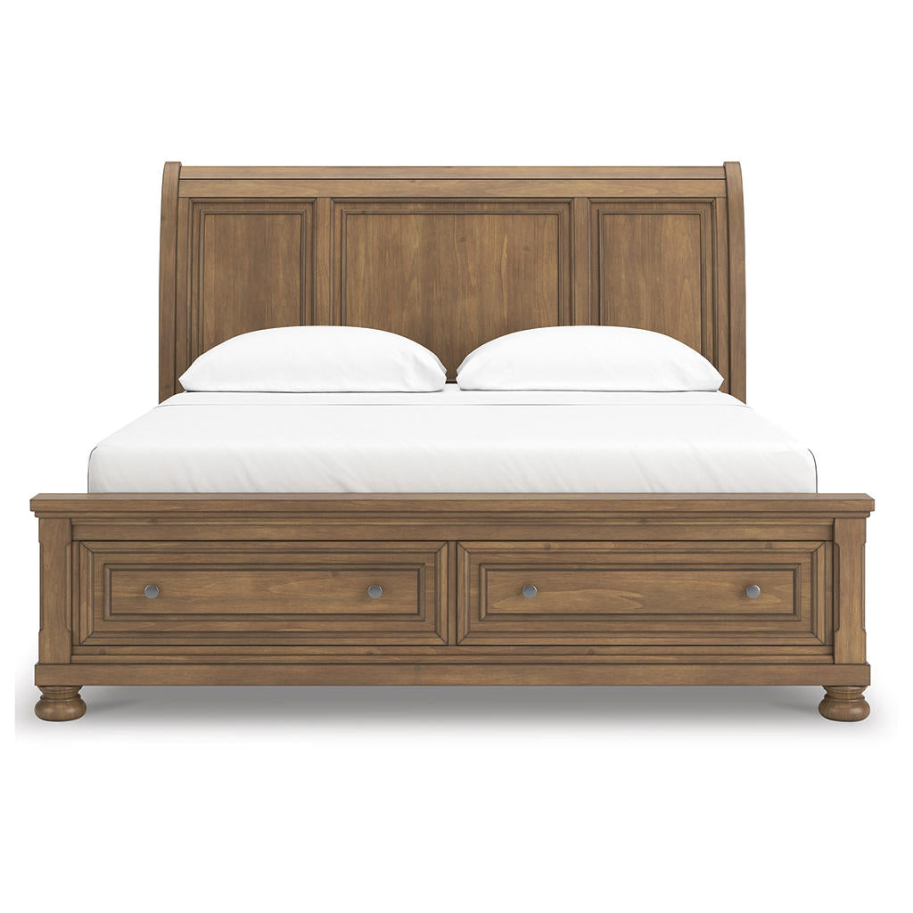 Feddinger California King Storage Sleigh Bed Signature Design by Ashley® Bedroom