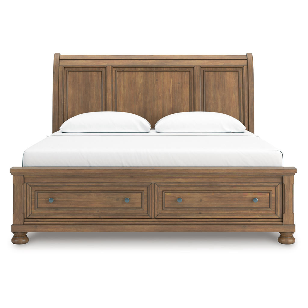 Feddinger King Storage Sleigh Bed Signature Design by Ashley® Bedroom