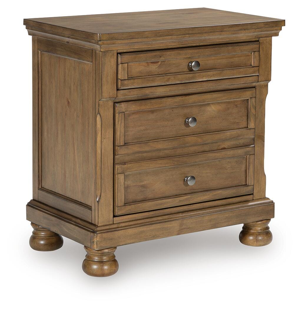 Feddinger King Panel Bed, Dresser, Mirror, Chest and 2 Nightstands
