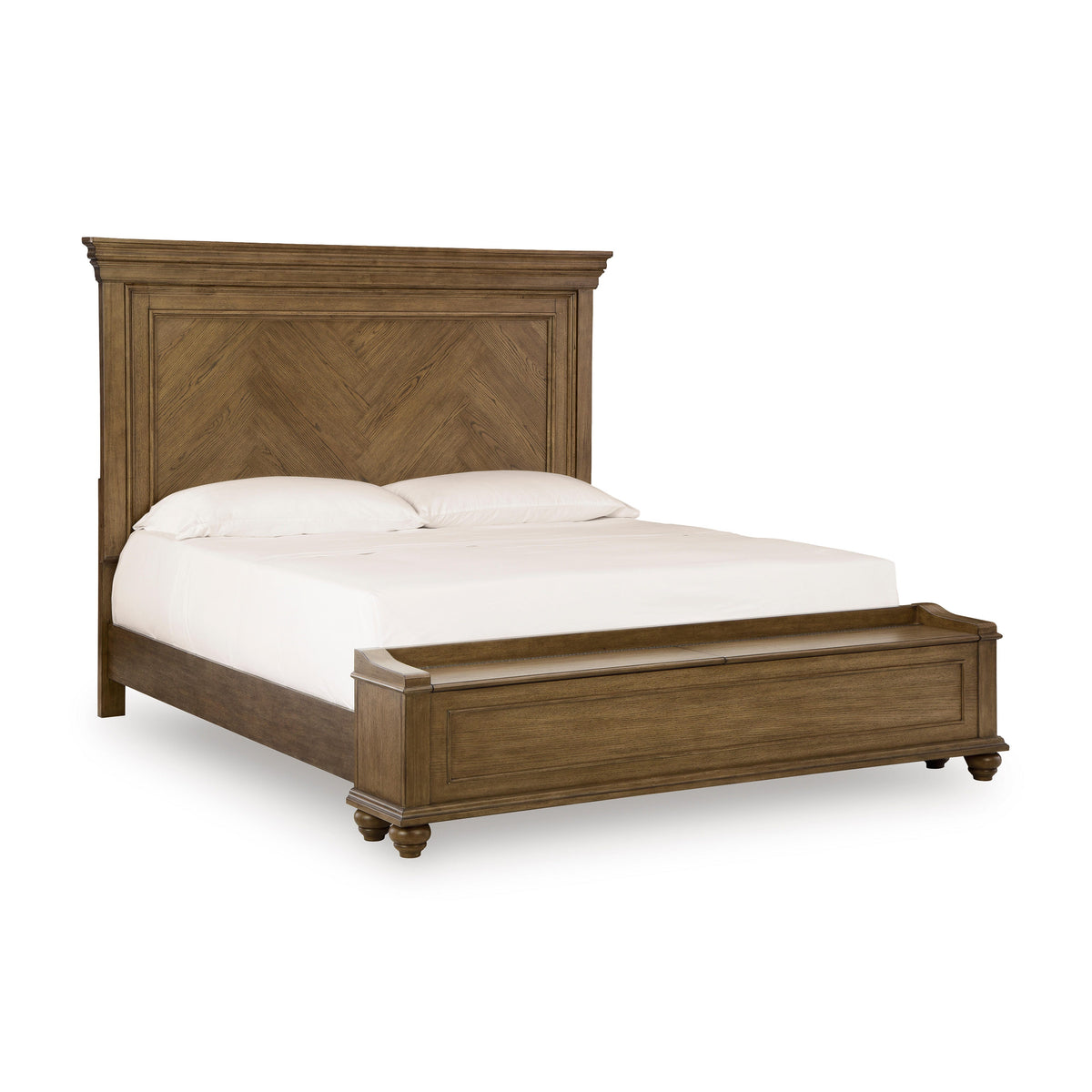 Karallin Queen Panel Storage Bed, Dresser and Mirror