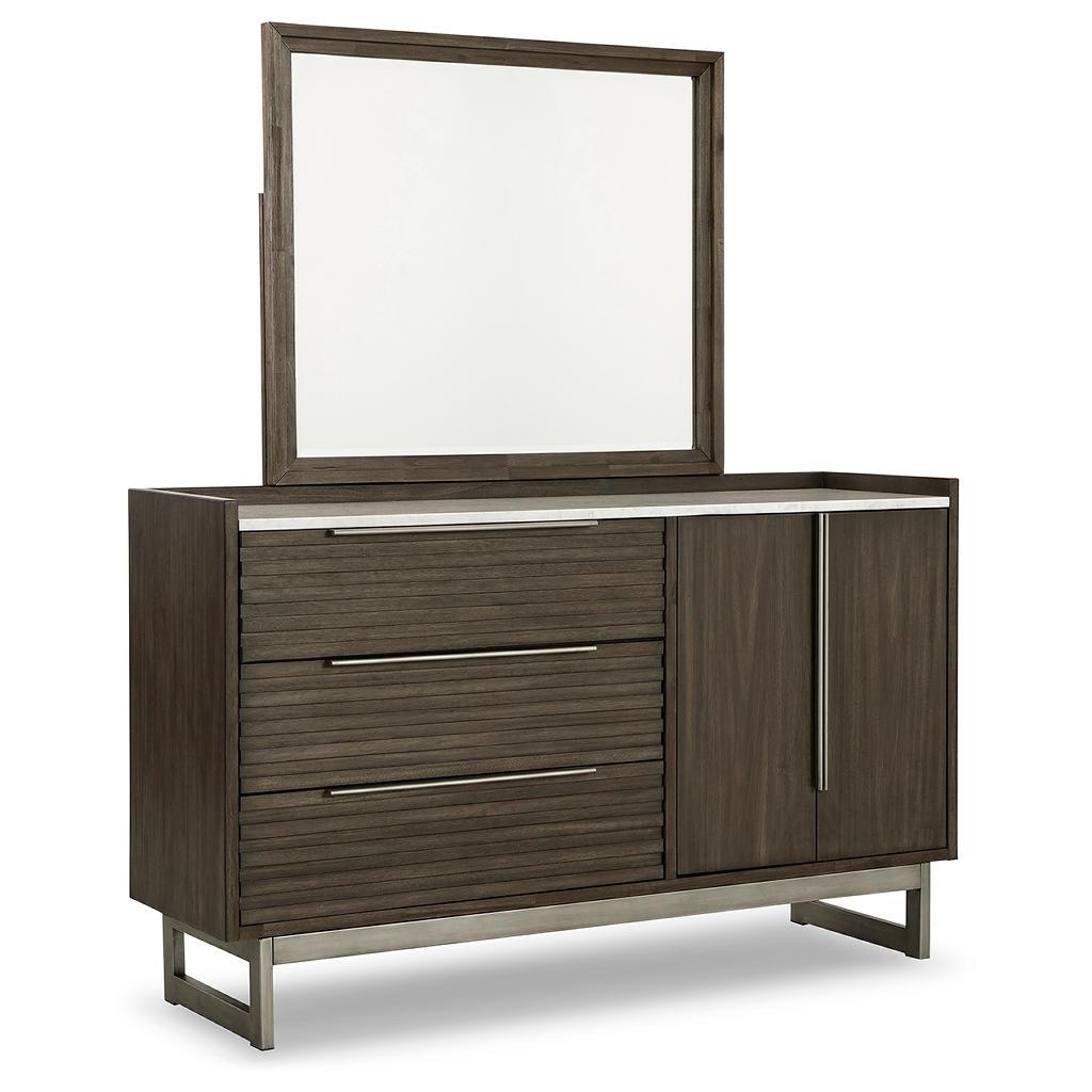 Arkenton King Bed, Dresser and Mirror — Modern Stone Suite Ashley® Uncategorized