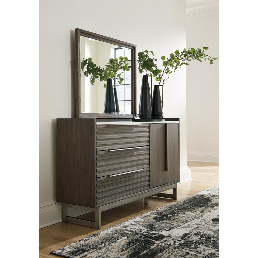 Arkenton King Bed, Dresser and Mirror — Modern Stone Suite Ashley® Uncategorized