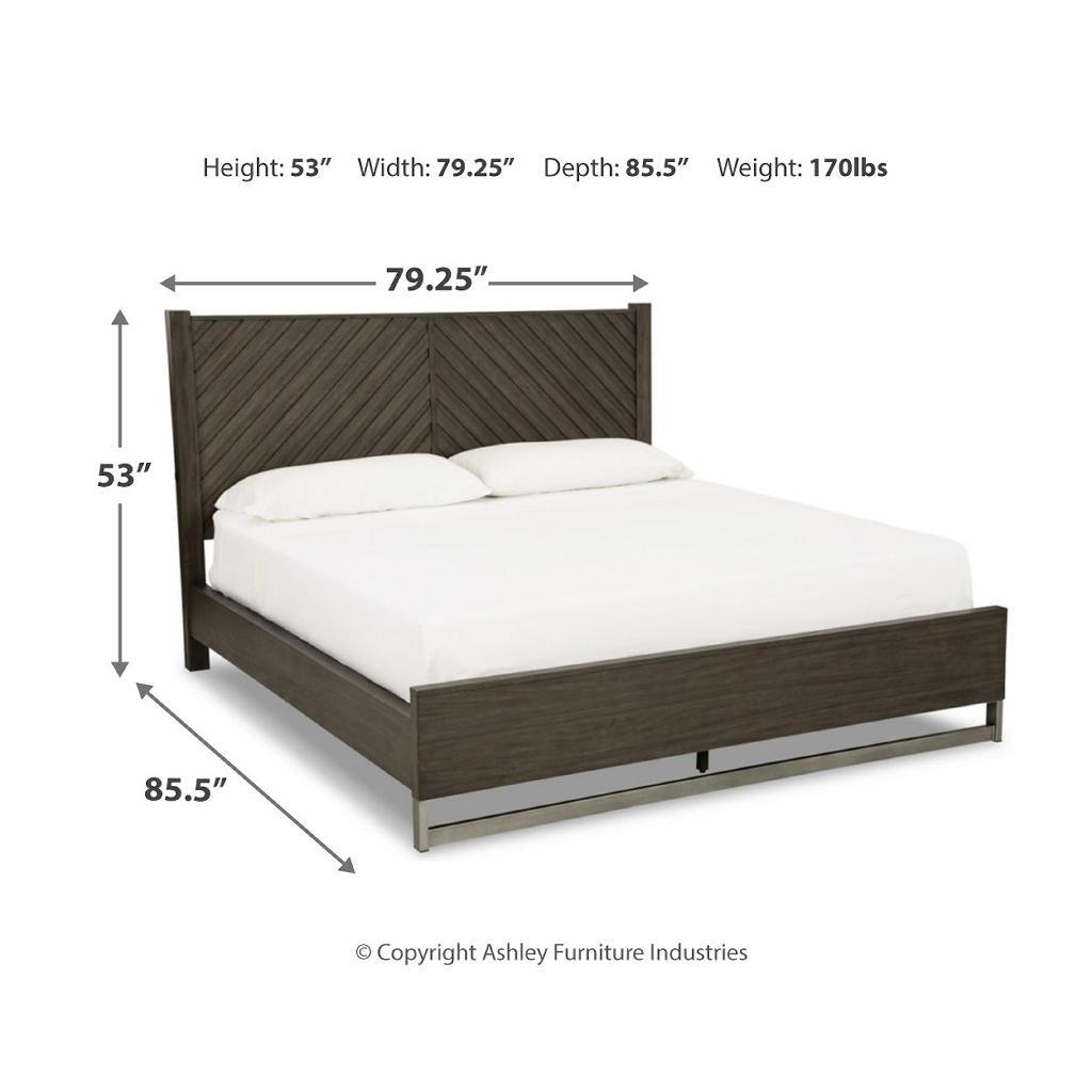 Arkenton King Bed, Dresser and Mirror — Modern Stone Suite Ashley® Uncategorized