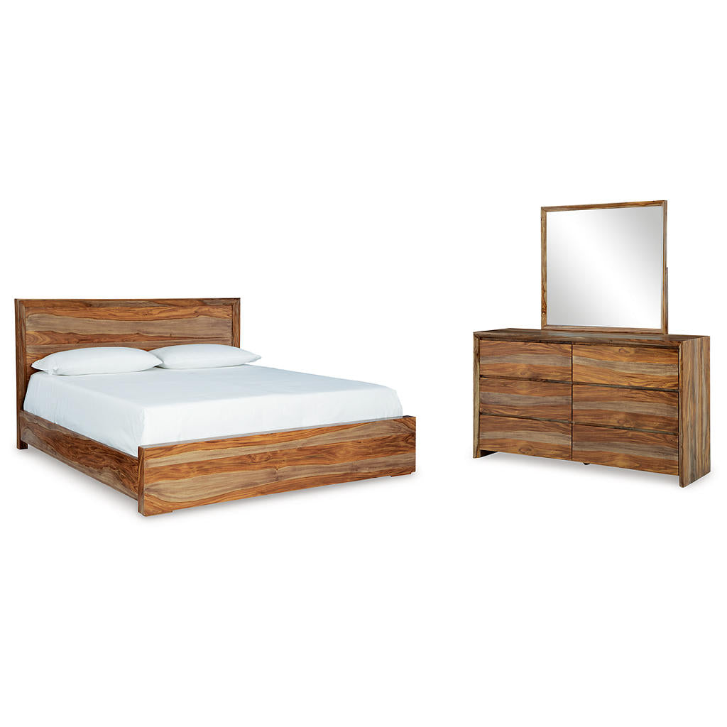Dressonni King Panel Bed, Dresser and Mirror Signature Design by Ashley® Uncategorized