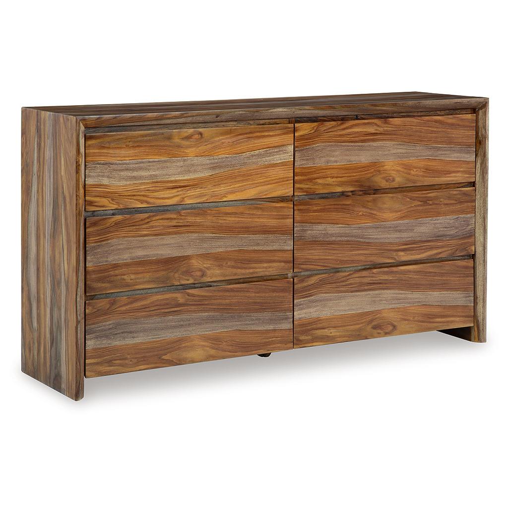 Dressonni Dresser — Sheesham, 6 Drawer Signature Design by Ashley® Bedroom