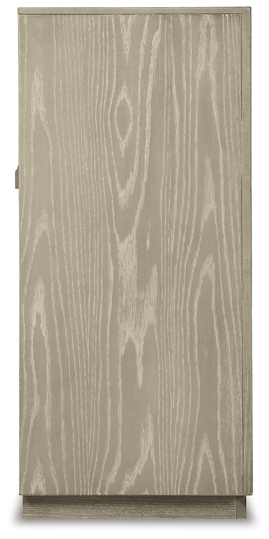 Fawnburg King Upholstered Bed, Dresser and Mirror