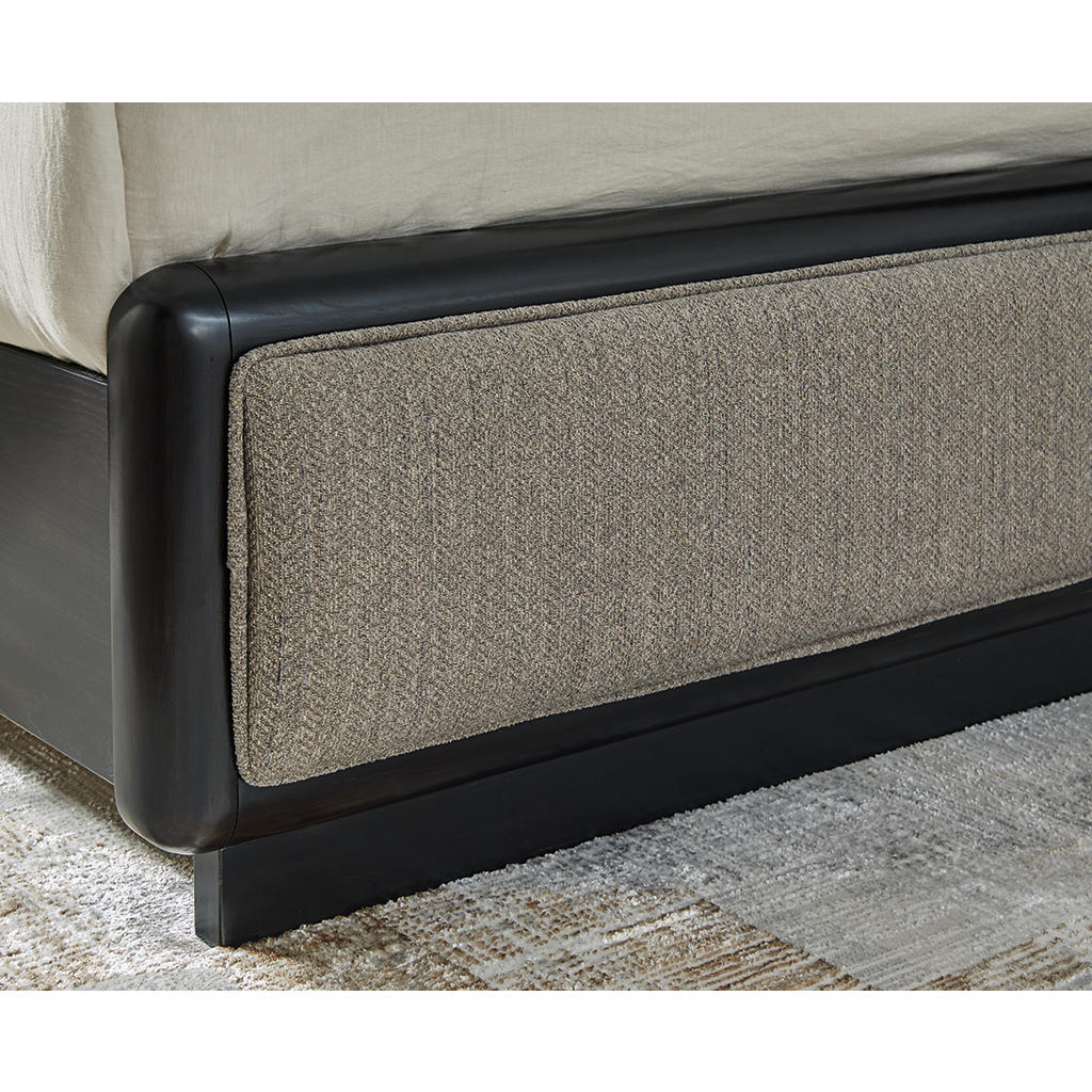 Rowanbeck King Upholstered Panel Bed Signature Design by Ashley® Bedroom