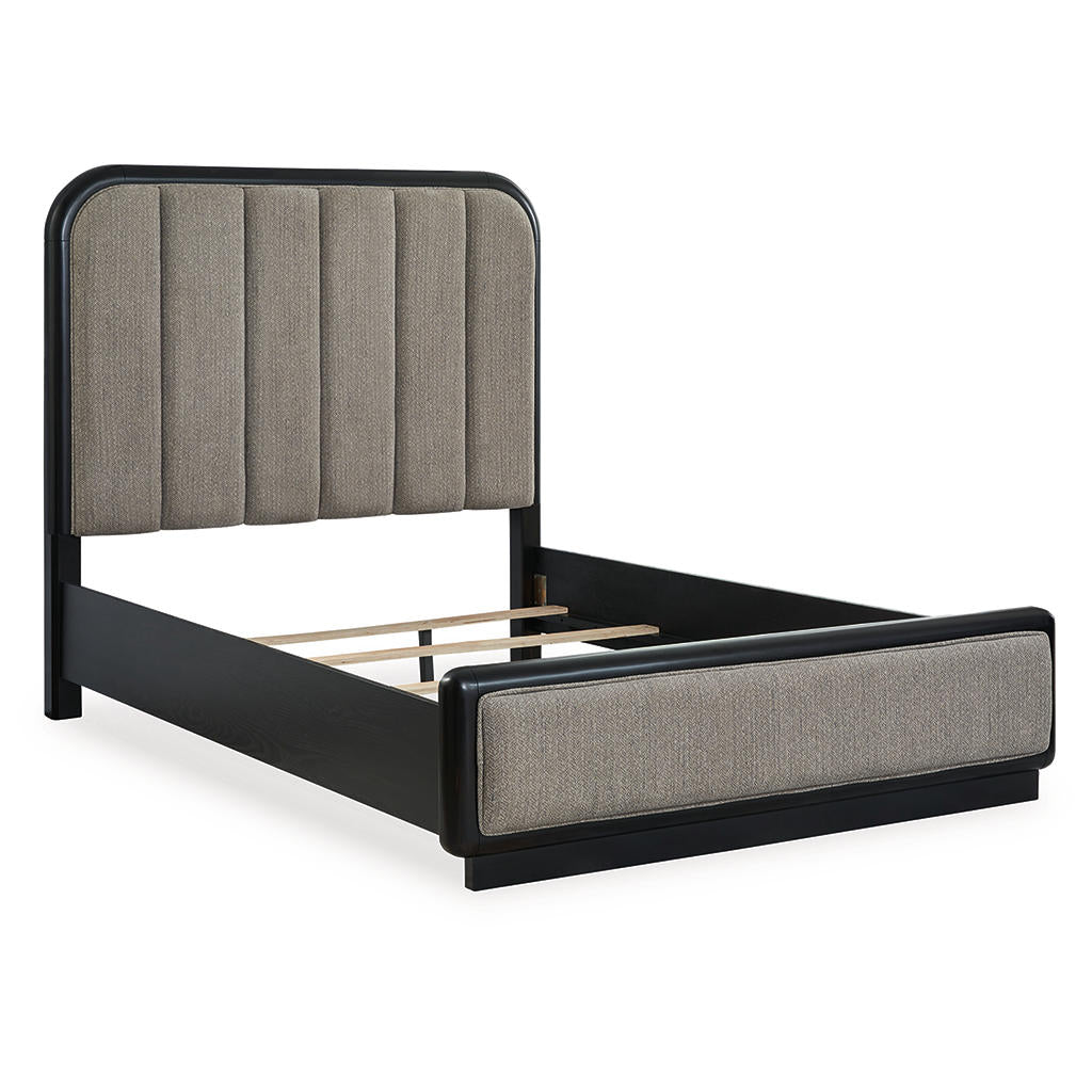 Rowanbeck Queen Upholstered Panel Bed, Dresser and Mirror Signature Design by Ashley® Uncategorized