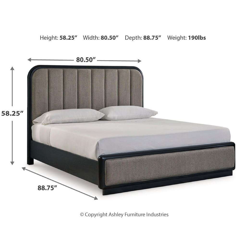 Rowanbeck King Panel Bed, Dresser, Mirror, Chest and Nightstand Signature Design by Ashley® Uncategorized