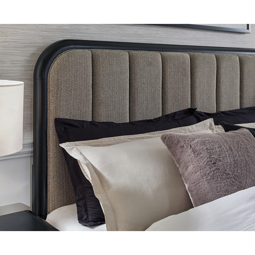 Rowanbeck King Upholstered Panel Bed Signature Design by Ashley® Bedroom