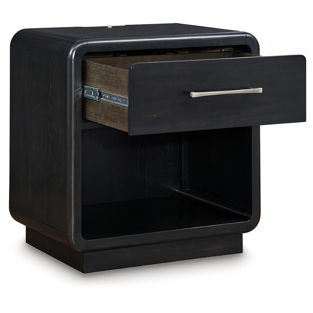 Rowanbeck King Panel Bed, Dresser, Mirror, Chest and Nightstand Signature Design by Ashley® Uncategorized