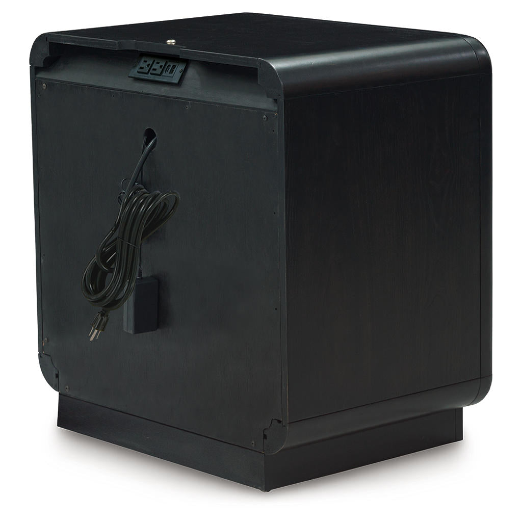 Rowanbeck Nightstand — Built-In LED Nightlight Signature Design by Ashley® Bedroom