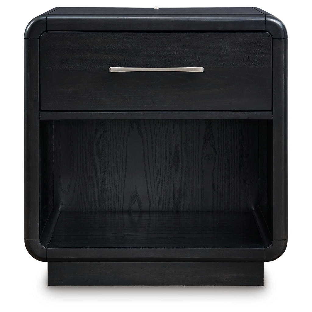 Rowanbeck Nightstand — Built-In LED Nightlight Signature Design by Ashley® Bedroom
