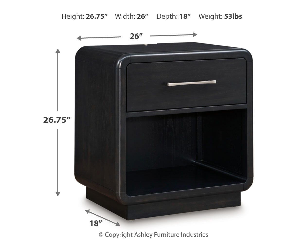 Rowanbeck Queen Upholstered Bed, Dresser, Mirror and Nightstand Signature Design by Ashley® Bedroom