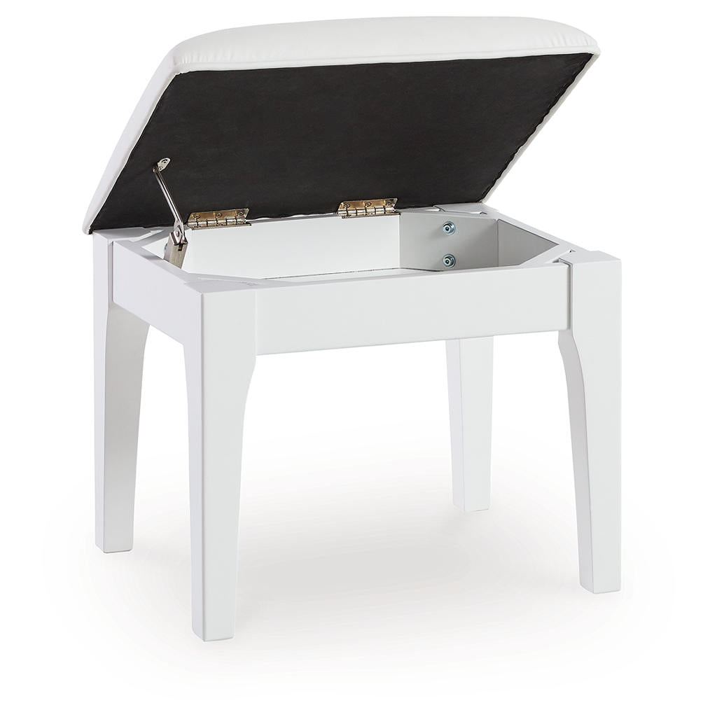 Chalanna Vanity Stool Signature Design by Ashley® Bedroom
