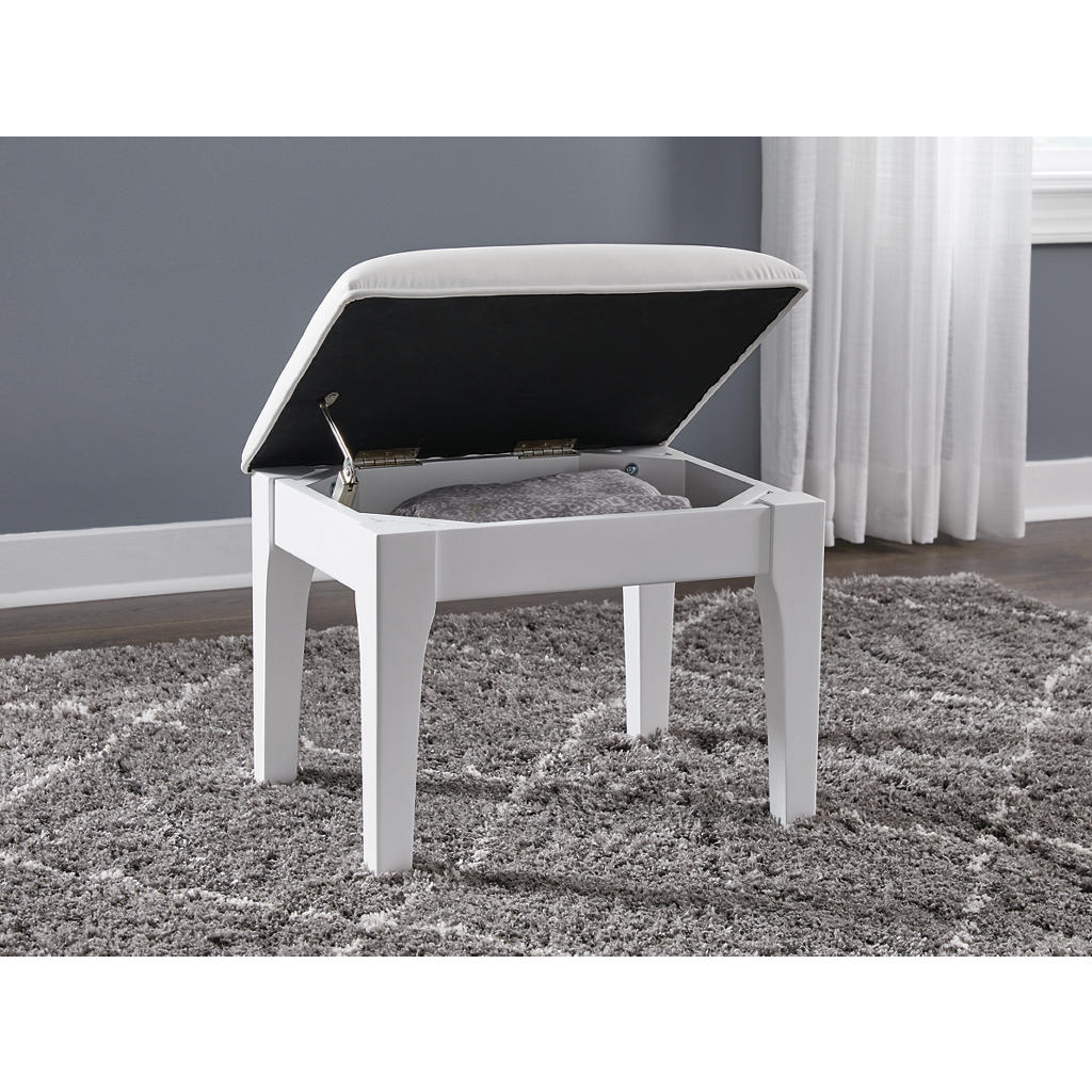 Chalanna Vanity Stool Signature Design by Ashley® Bedroom