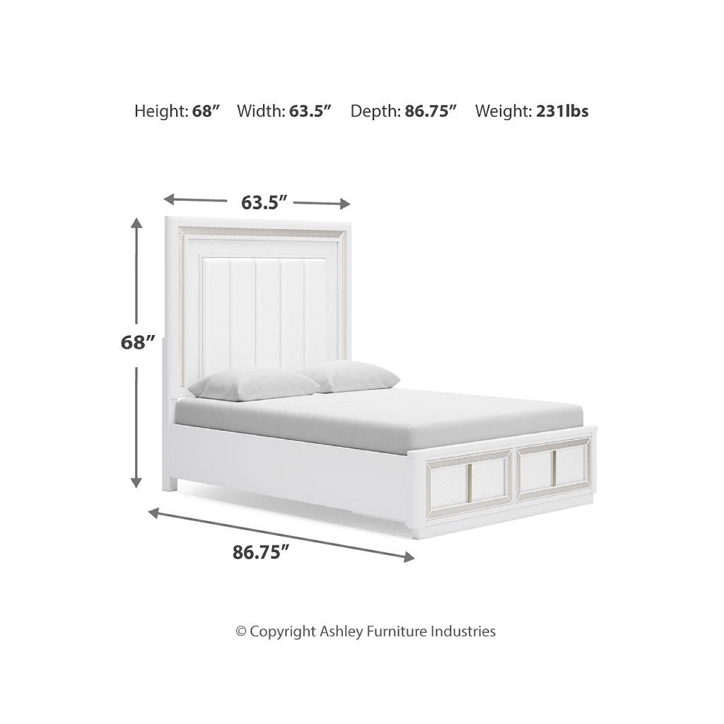 Chalanna Queen Storage Bed, Dresser and 2 Nightstands Signature Design by Ashley® Uncategorized