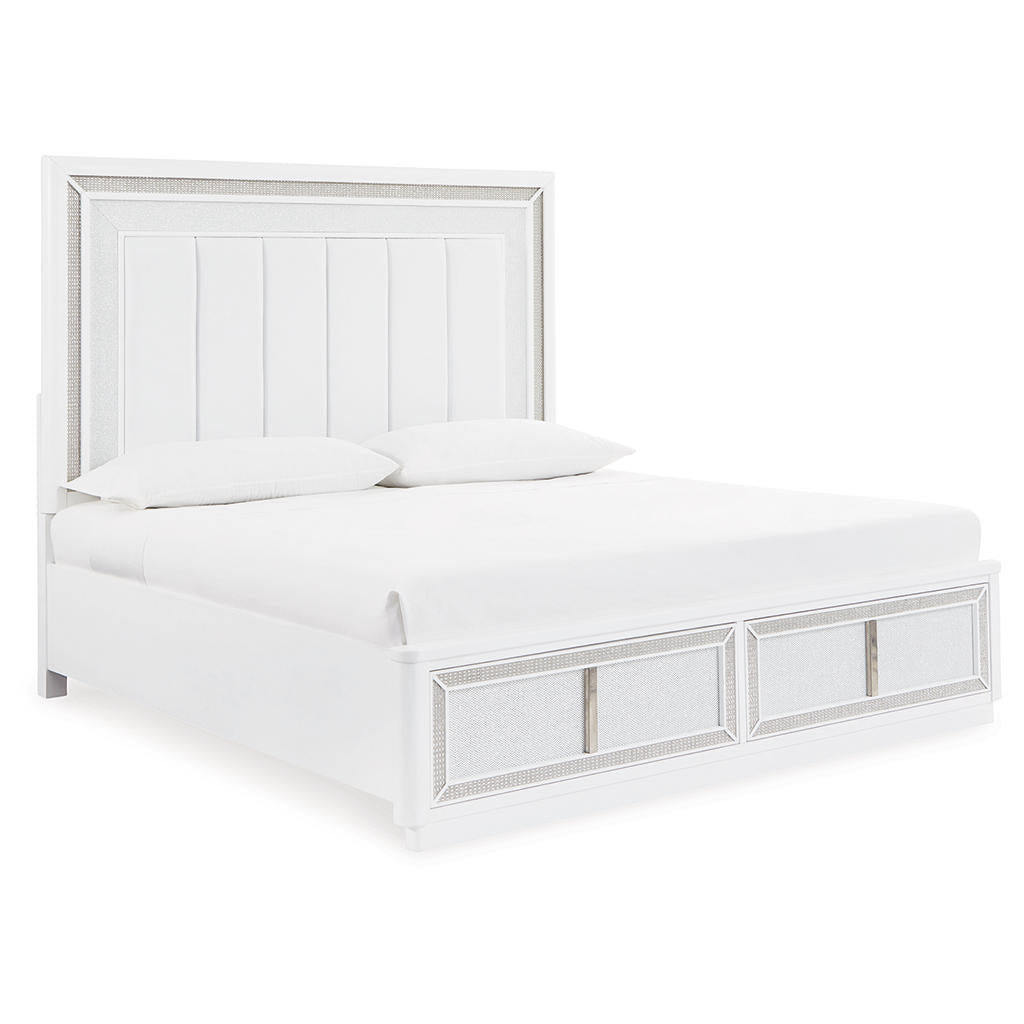 Chalanna King Upholstered Storage Bed Signature Design by Ashley® Bedroom