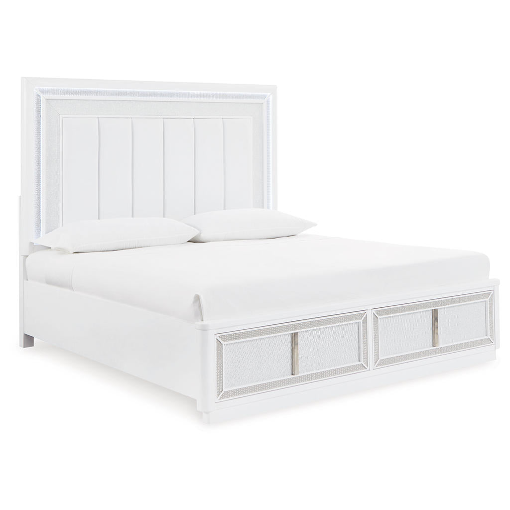 Chalanna King Upholstered Storage Bed Signature Design by Ashley® Bedroom