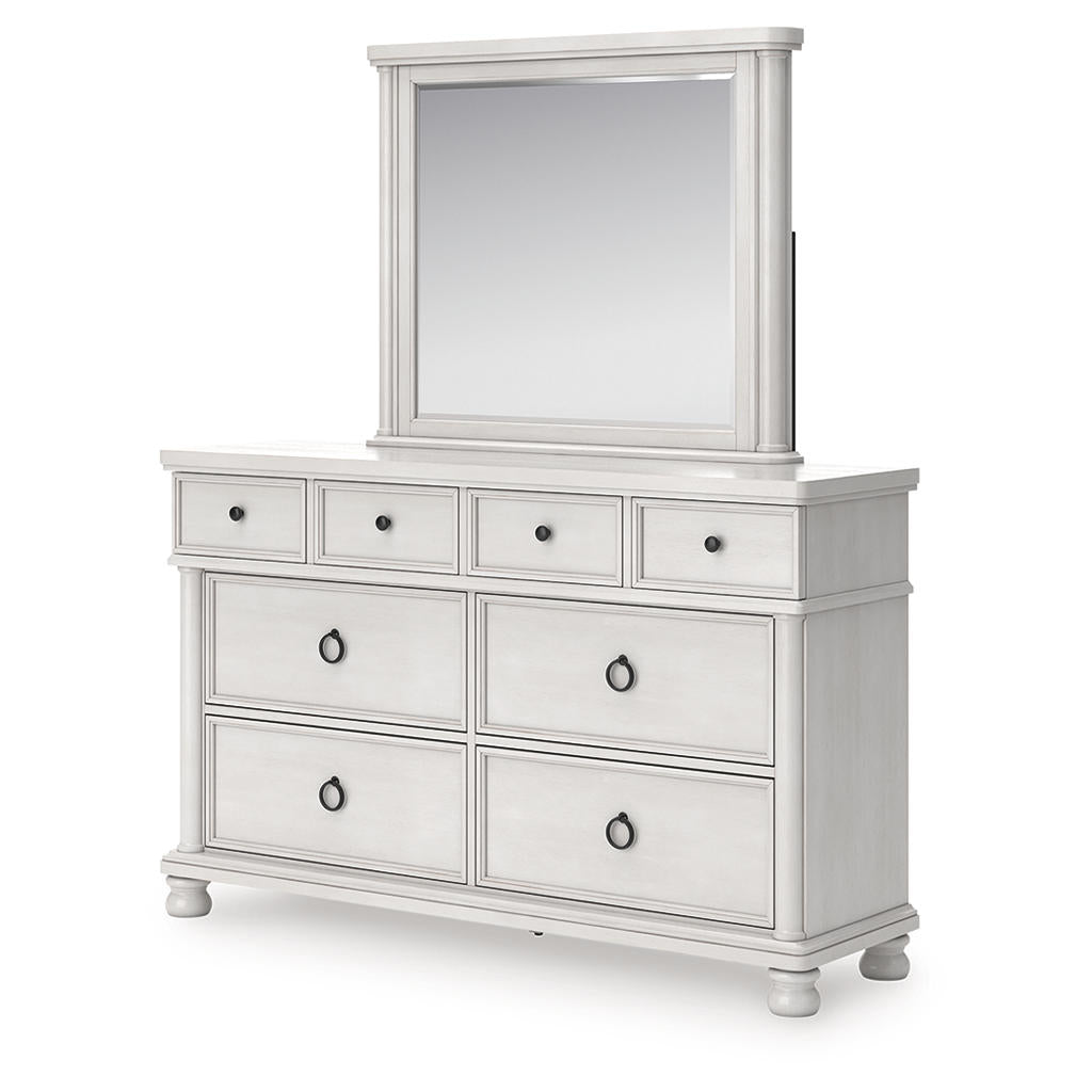 DOORBUSTER! Rowlenstown Queen Poster Bed, Dresser and Mirror Signature Design by Ashley® Uncategorized
