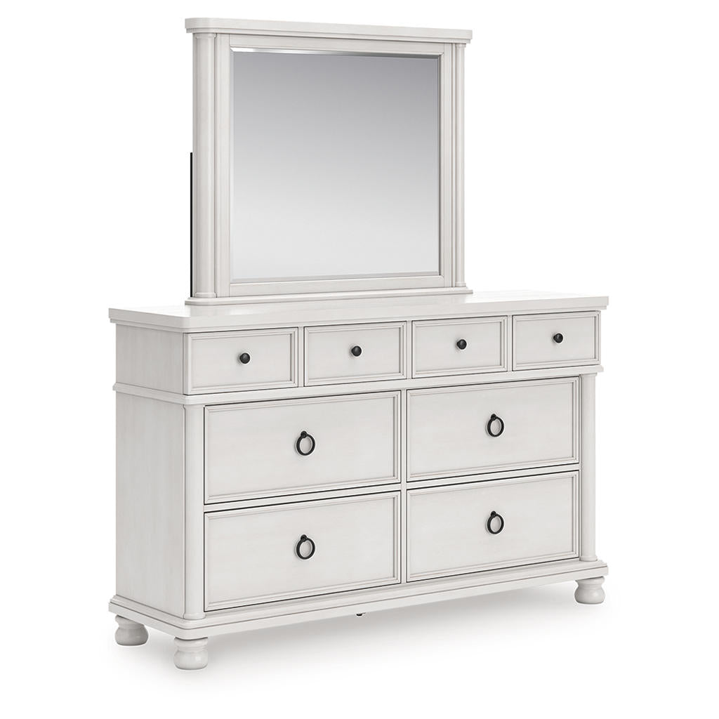 DOORBUSTER! Rowlenstown Queen Poster Bed, Dresser and Mirror Signature Design by Ashley® Uncategorized
