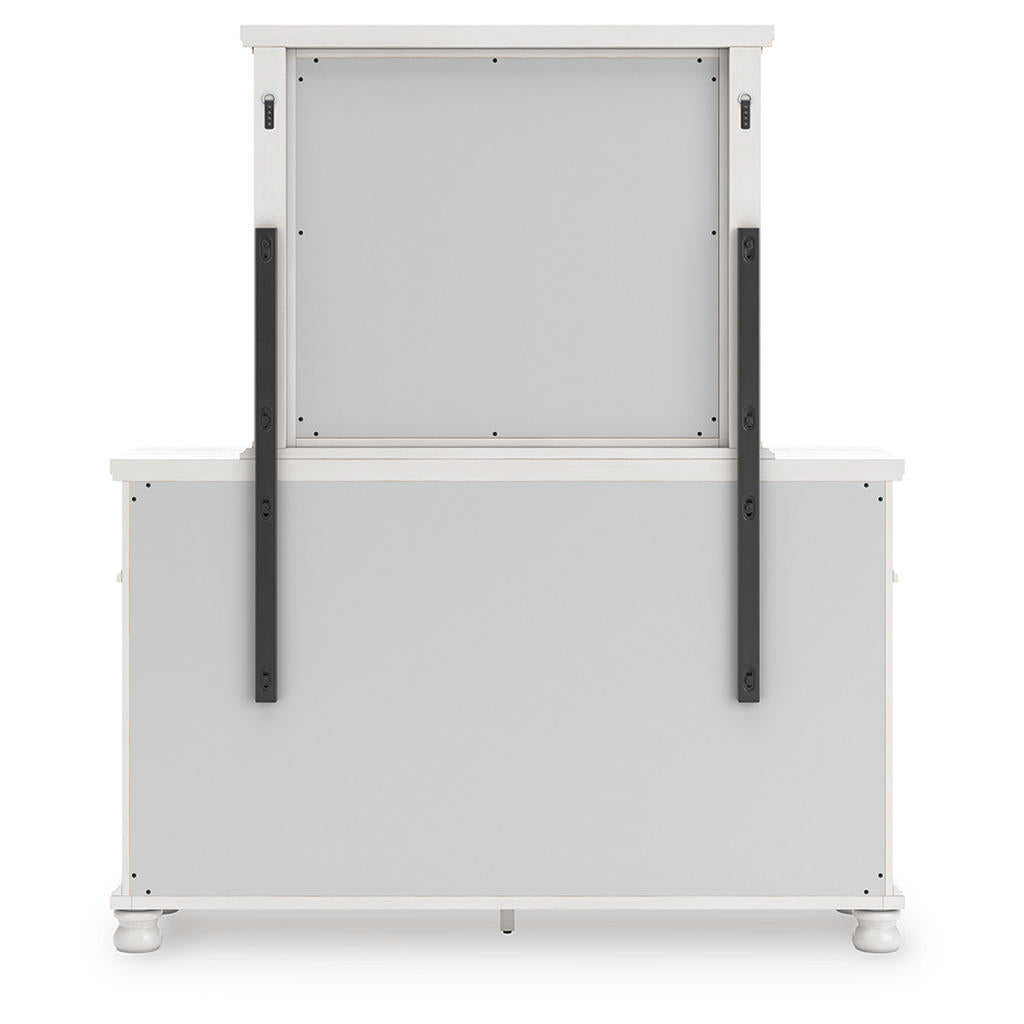 DOORBUSTER! Rowlenstown Queen Poster Bed, Dresser and Mirror Signature Design by Ashley® Uncategorized