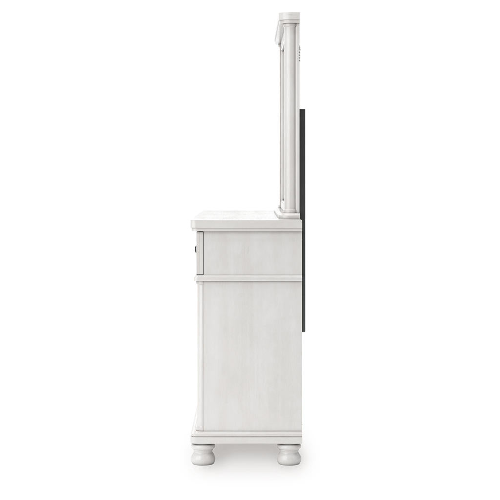 DOORBUSTER! Rowlenstown Queen Poster Bed, Dresser and Mirror Signature Design by Ashley® Uncategorized