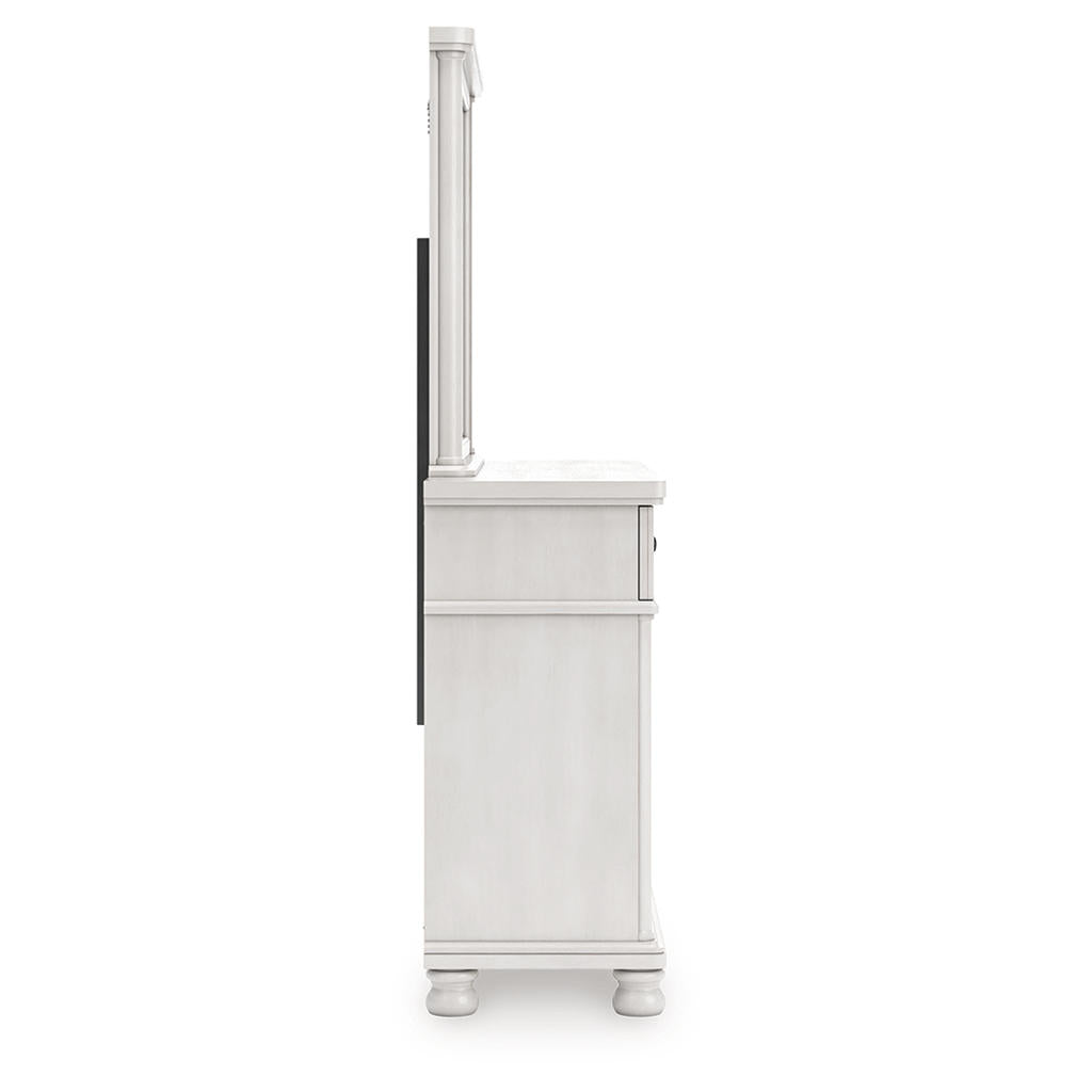 DOORBUSTER! Rowlenstown Queen Poster Bed, Dresser and Mirror Signature Design by Ashley® Uncategorized