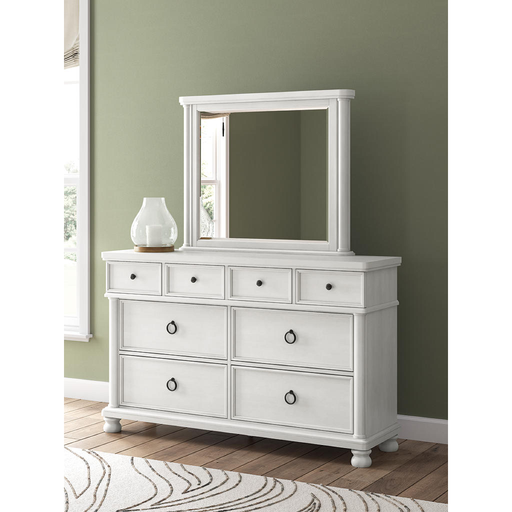 DOORBUSTER! Rowlenstown Queen Poster Bed, Dresser and Mirror Signature Design by Ashley® Uncategorized