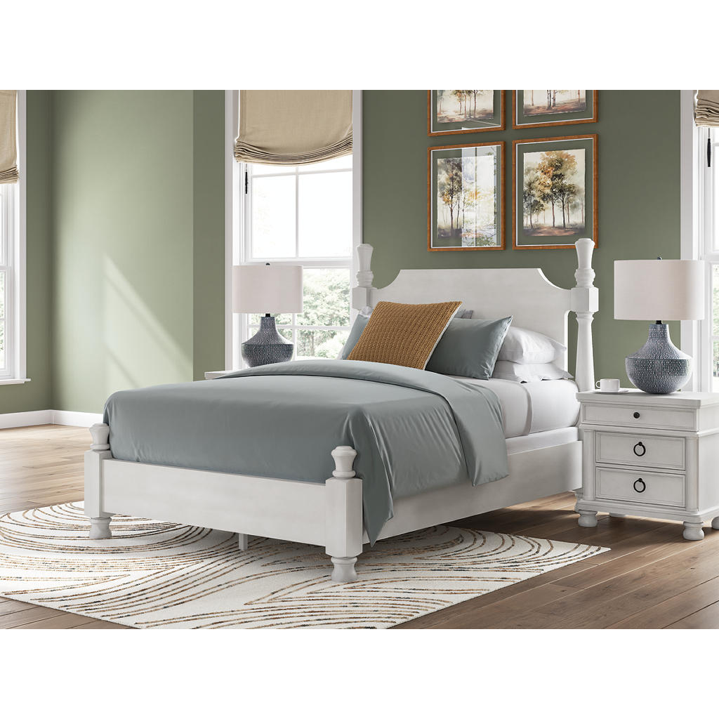 DOORBUSTER! Rowlenstown Queen Poster Bed, Dresser and Mirror Signature Design by Ashley® Uncategorized