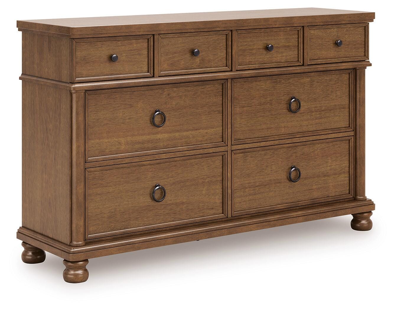 Rowlenstown King Poster Bed, Dresser and 2 Nightstands Signature Design by Ashley® Bedroom