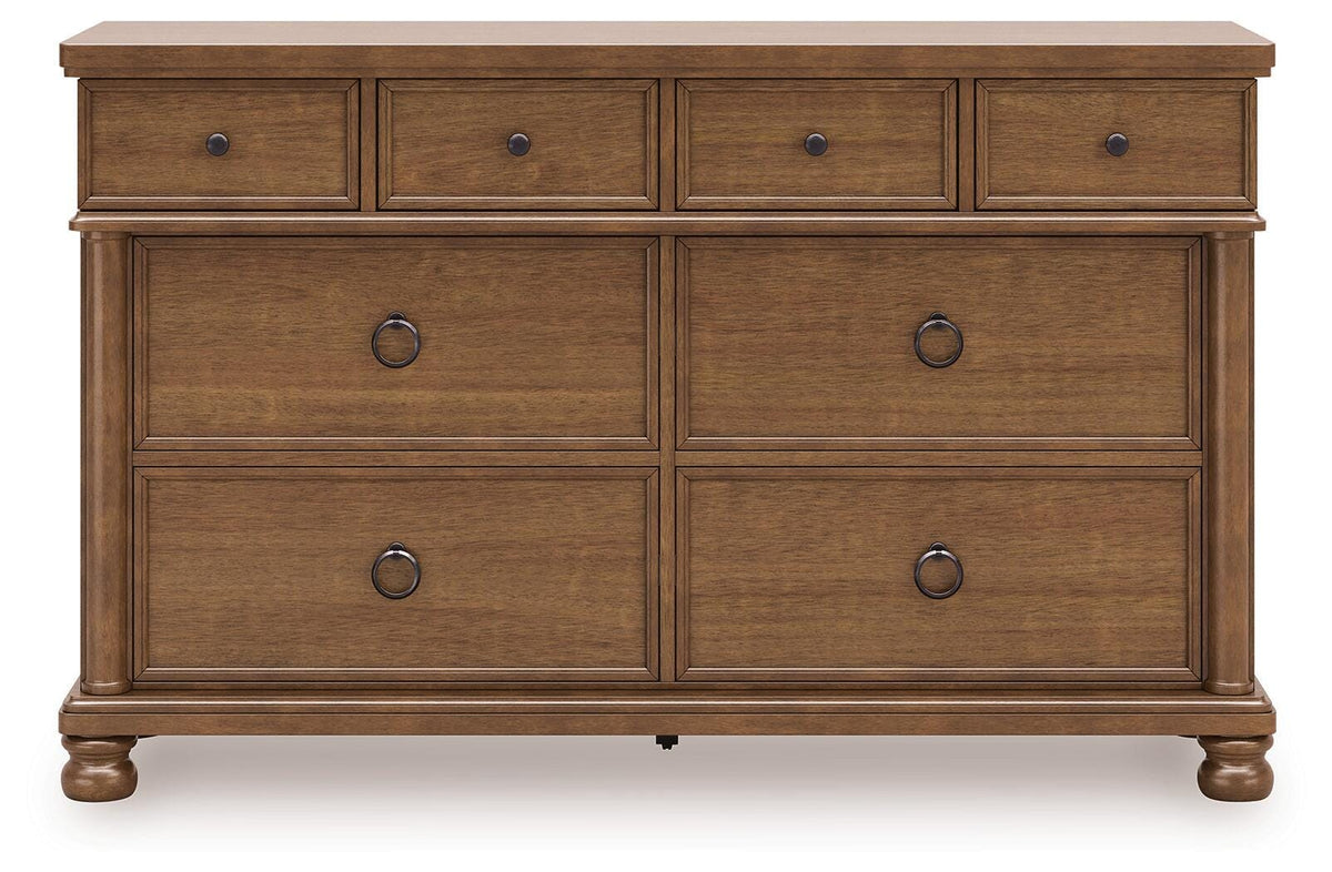Rowlenstown King Poster Bed, Dresser and 2 Nightstands Signature Design by Ashley® Bedroom