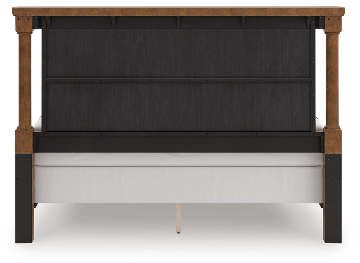 Rowlenstown King Poster Bed, Dresser and 2 Nightstands Signature Design by Ashley® Bedroom