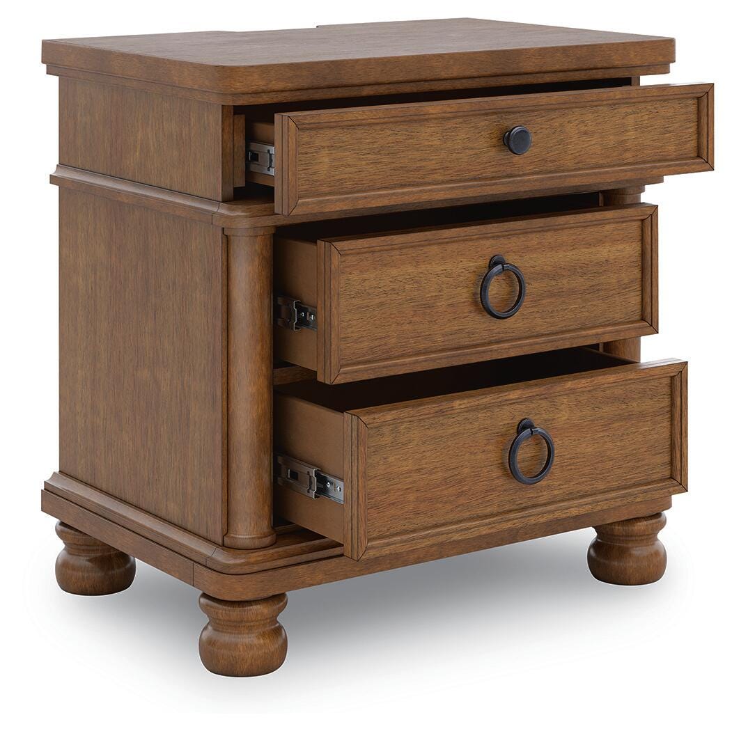 Rowlenstown King Poster Bed, Dresser and 2 Nightstands Signature Design by Ashley® Bedroom
