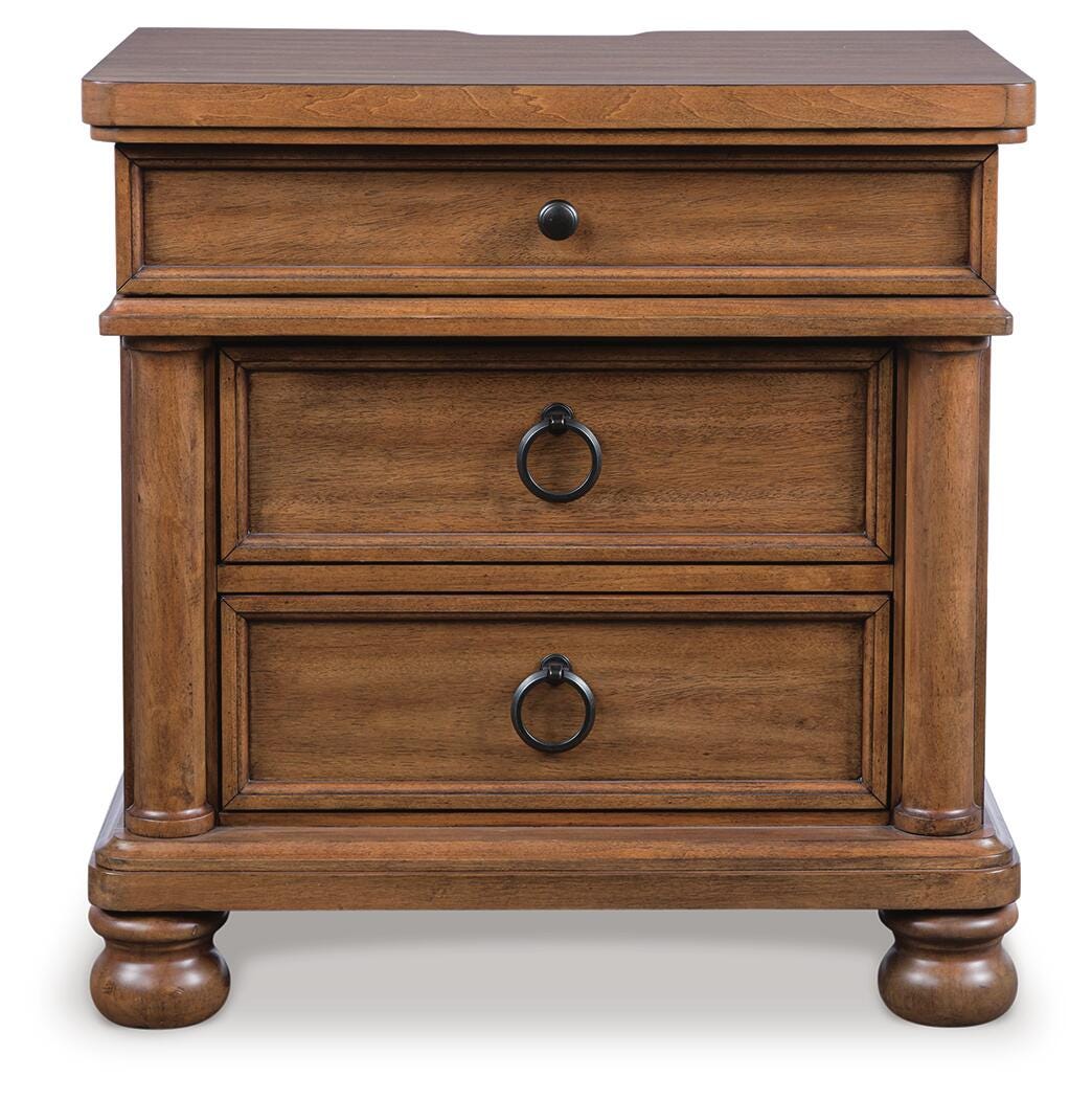 Rowlenstown King Poster Bed, Dresser and 2 Nightstands Signature Design by Ashley® Bedroom