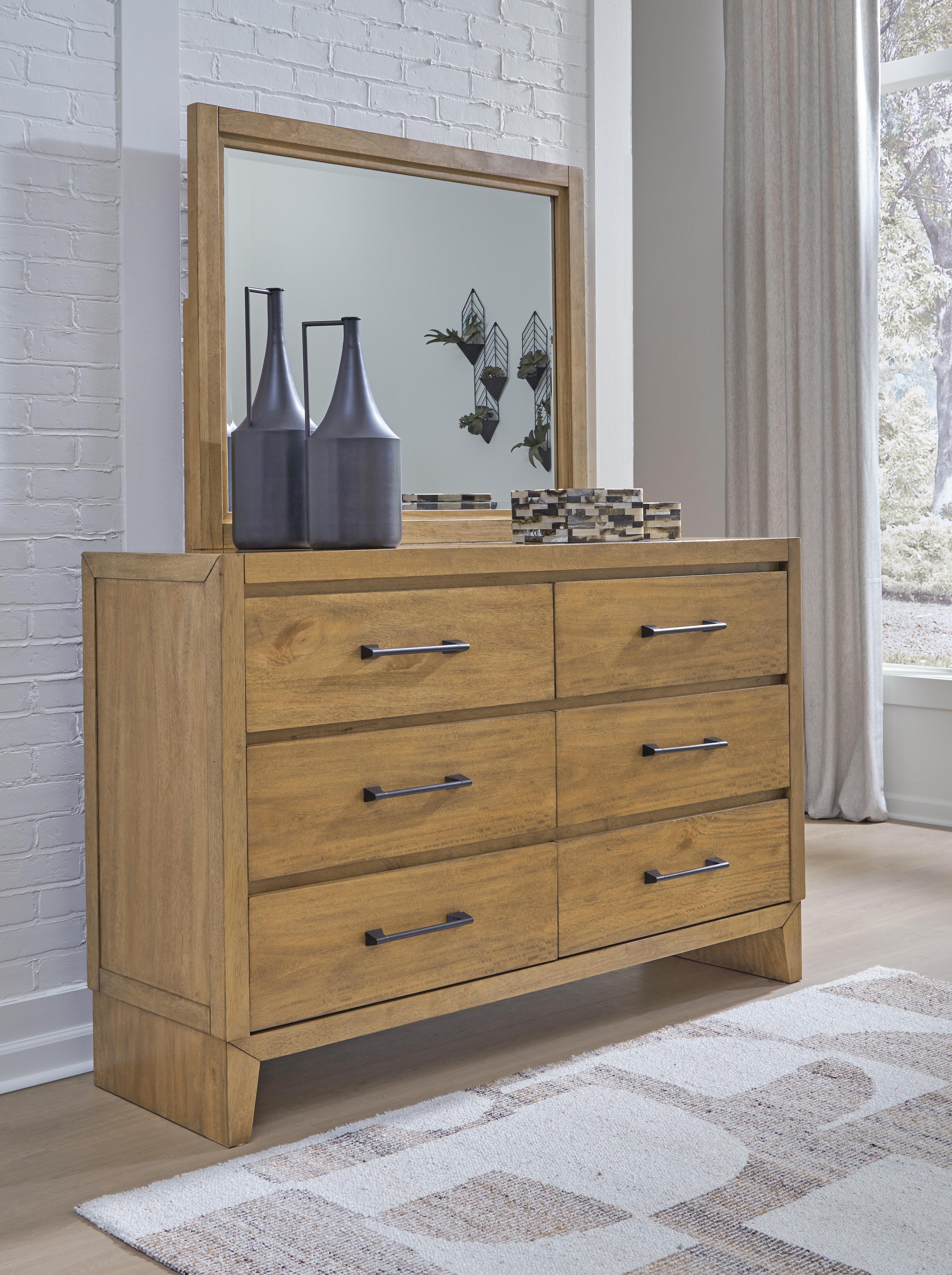 Sherbana Queen Panel Bed, Dresser and Mirror — Bunkie Build Signature Design by Ashley® Bedroom