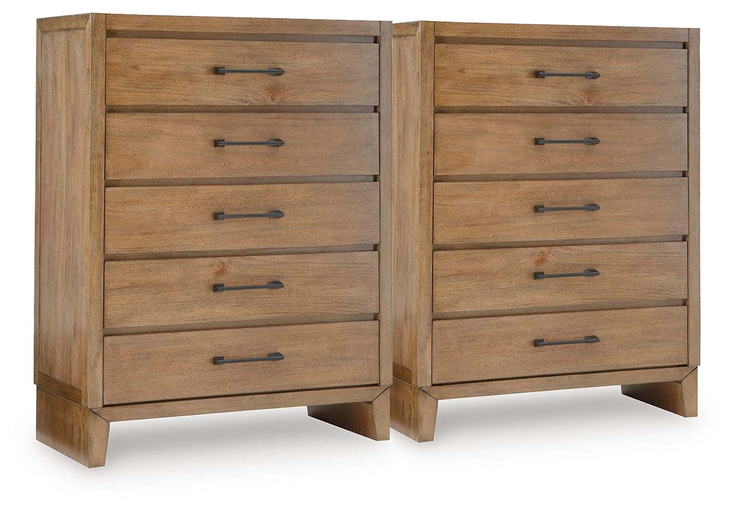 Sherbana 2 Chests — Matched Pair Storage Set Signature Design by Ashley® Bedroom