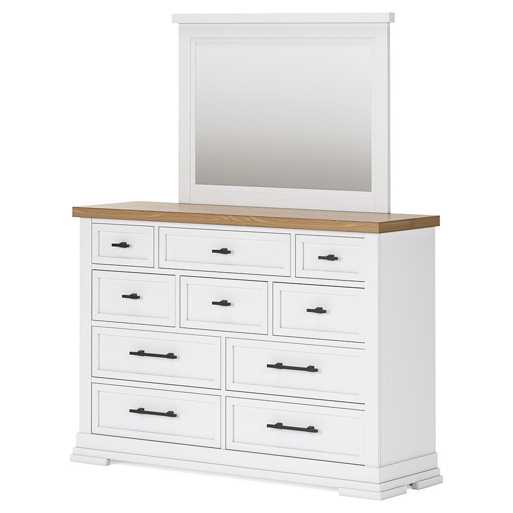 Ashbryn King Bed, Dresser and Mirror — Farmhouse Suite Benchcraft® Uncategorized