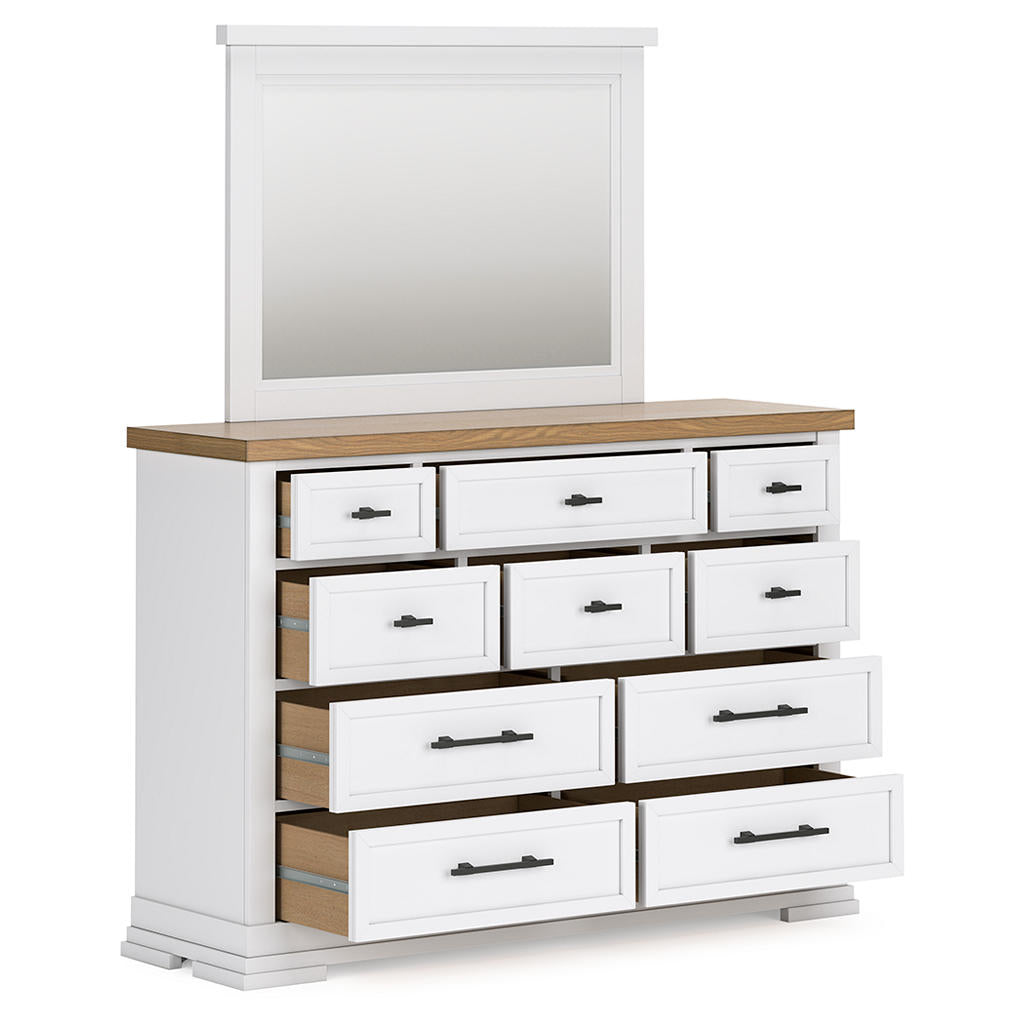 Ashbryn Queen Storage Bed, Dresser, Mirror and Nightstand Benchcraft® Uncategorized
