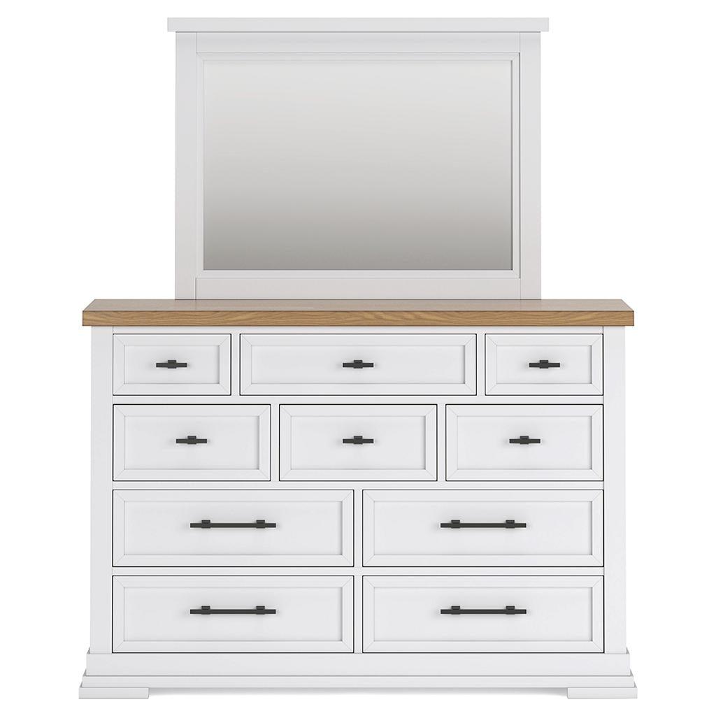 Ashbryn King Bed, Dresser and Mirror — Farmhouse Suite Benchcraft® Uncategorized