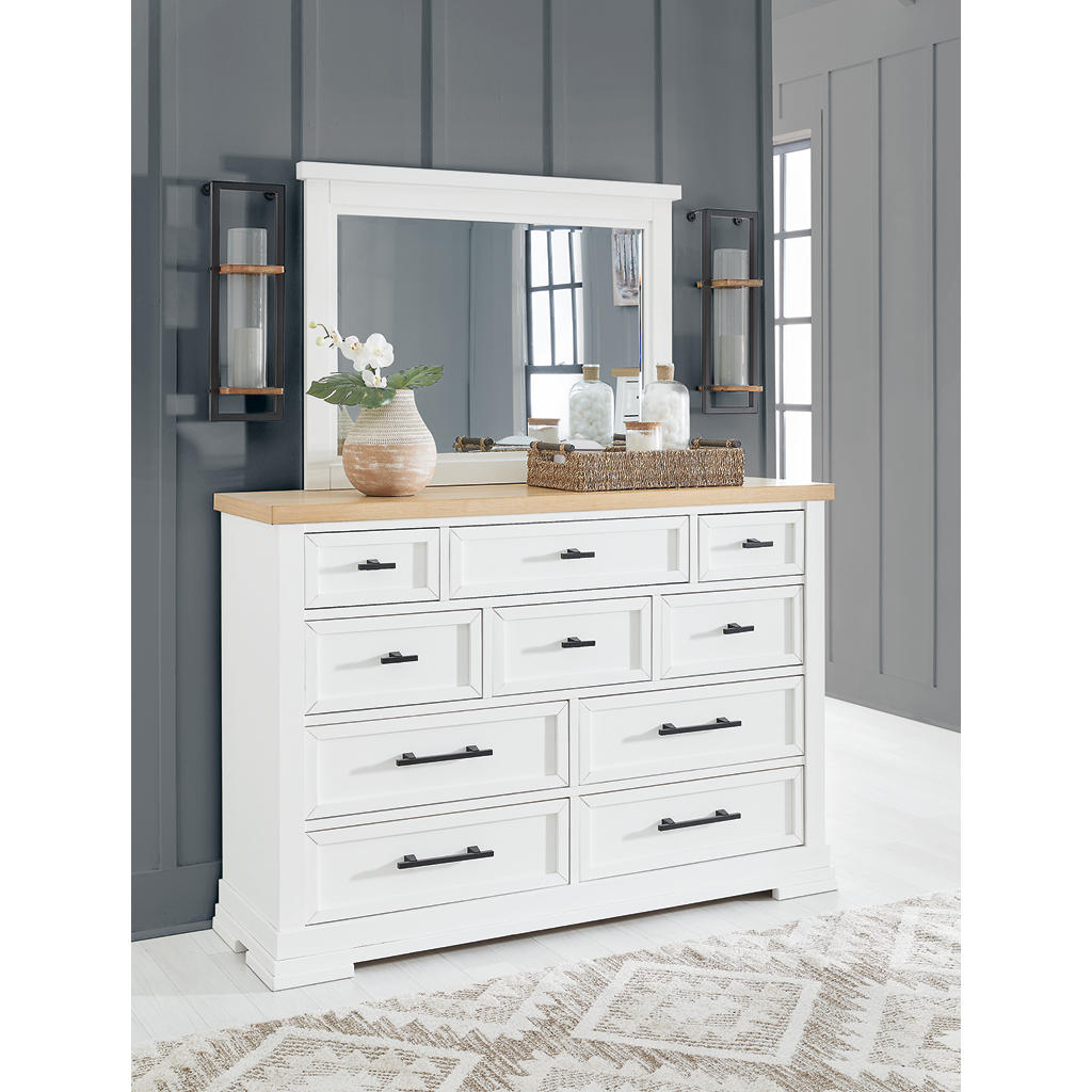 Ashbryn King Panel Storage Bed, Dresser, Mirror and Nightstand Benchcraft® Uncategorized