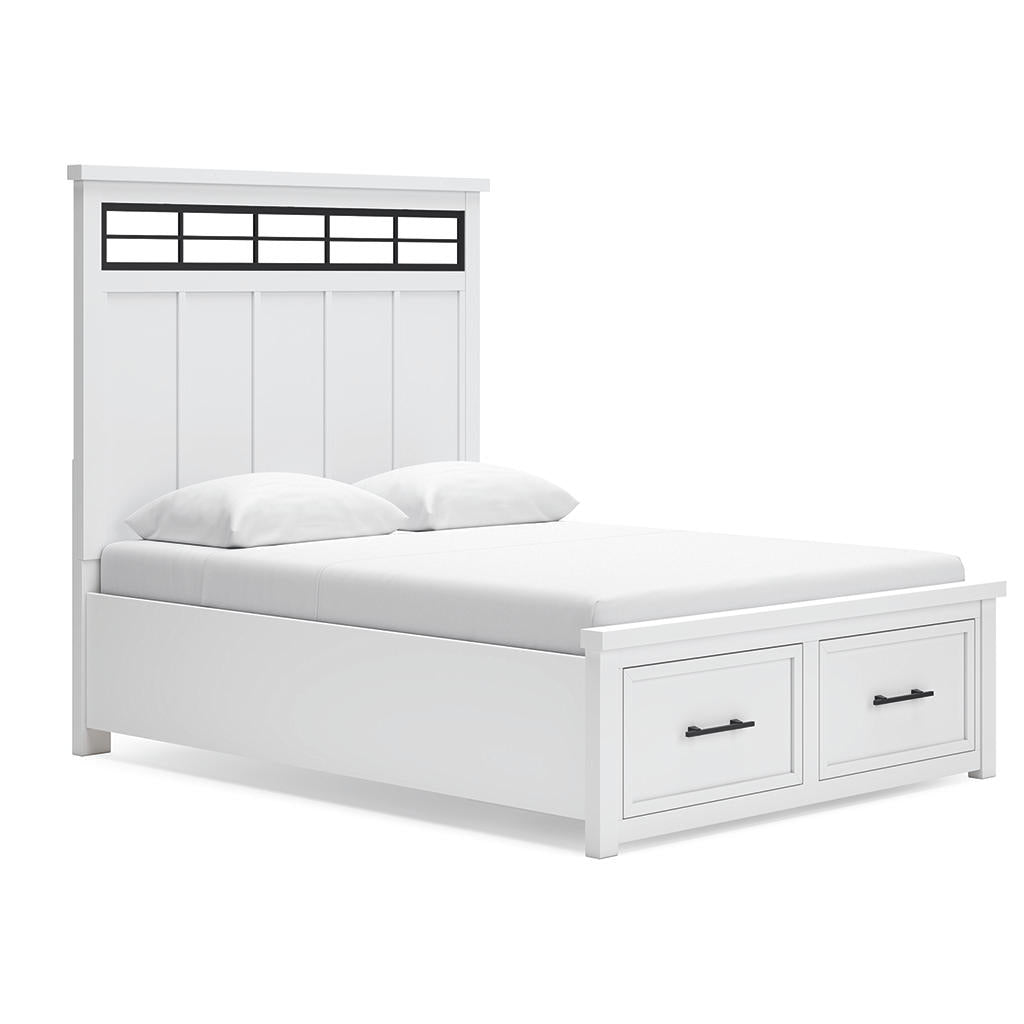 Ashbryn Queen Storage Bed, Dresser, Mirror and Nightstand Benchcraft® Uncategorized