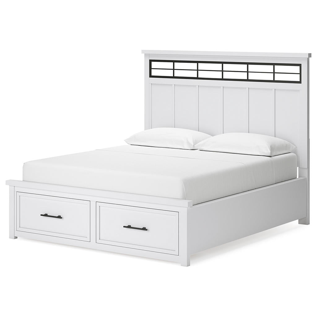 Ashbryn California King Panel Storage Bed, Dresser and Mirror Benchcraft® Uncategorized