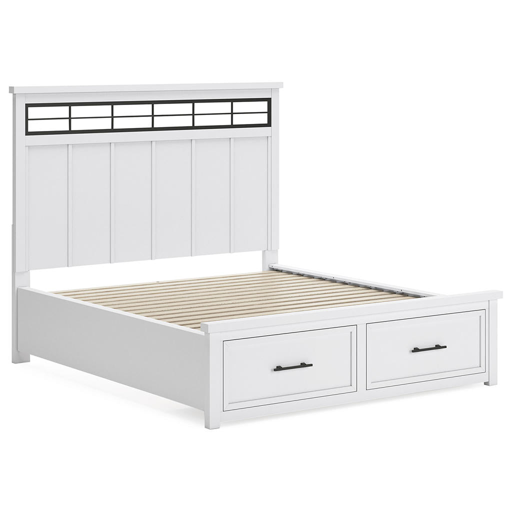 Ashbryn California King Panel Storage Bed, Dresser and Mirror Benchcraft® Uncategorized