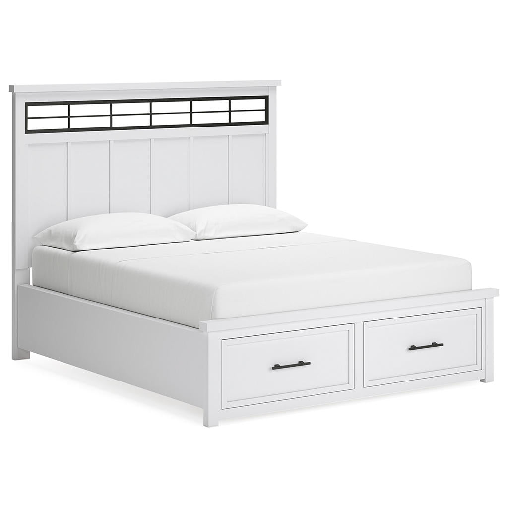 Ashbryn California King Panel Storage Bed, Dresser and Mirror Benchcraft® Uncategorized