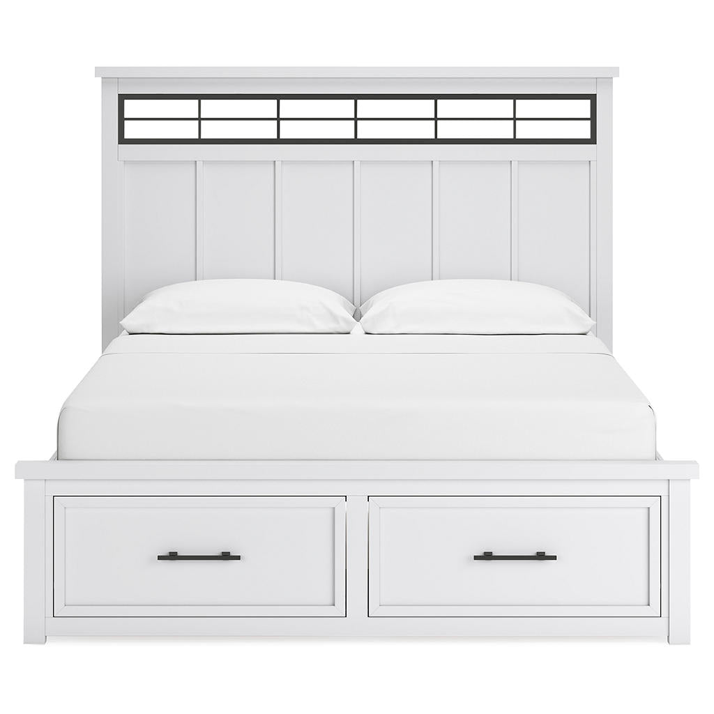 Ashbryn California King Panel Storage Bed, Dresser and Mirror Benchcraft® Uncategorized