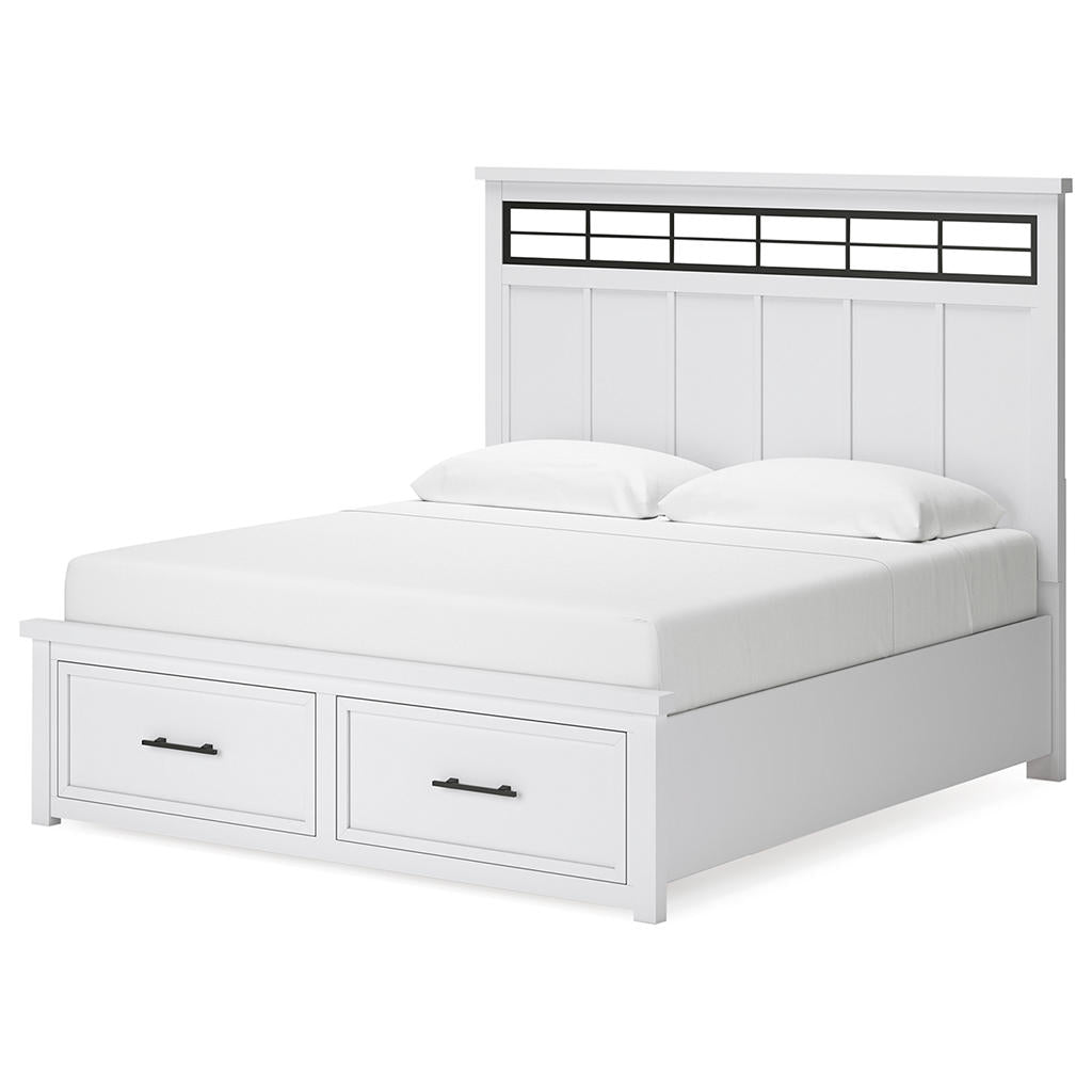 Ashbryn King Panel Storage Bed, Dresser, Mirror and Nightstand Benchcraft® Uncategorized