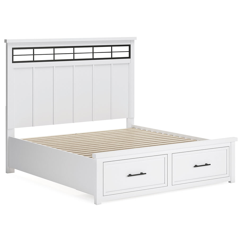 Ashbryn King Panel Bed, Dresser, Mirror and 2 Nightstands Benchcraft® Uncategorized