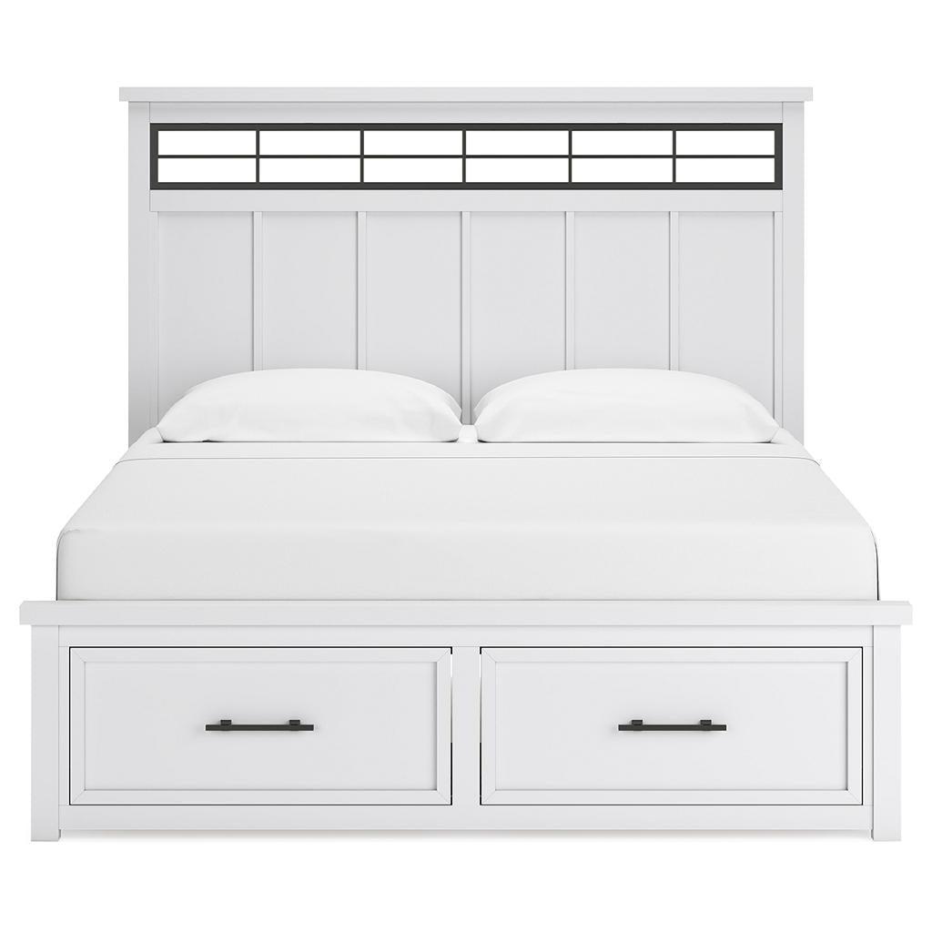 Ashbryn King Bed, Dresser and Mirror — Farmhouse Suite Benchcraft® Uncategorized